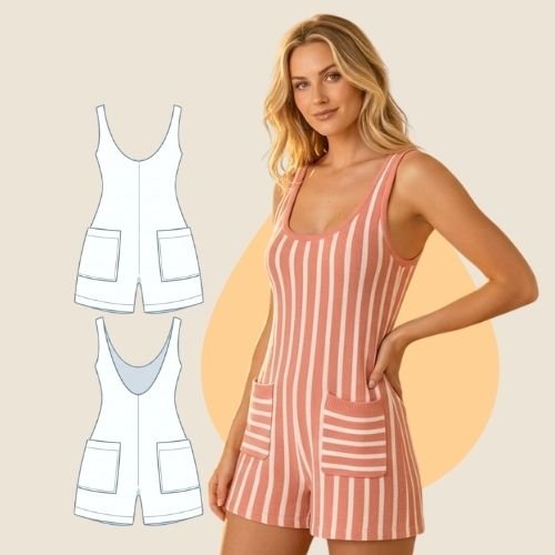 Round Neck Romper