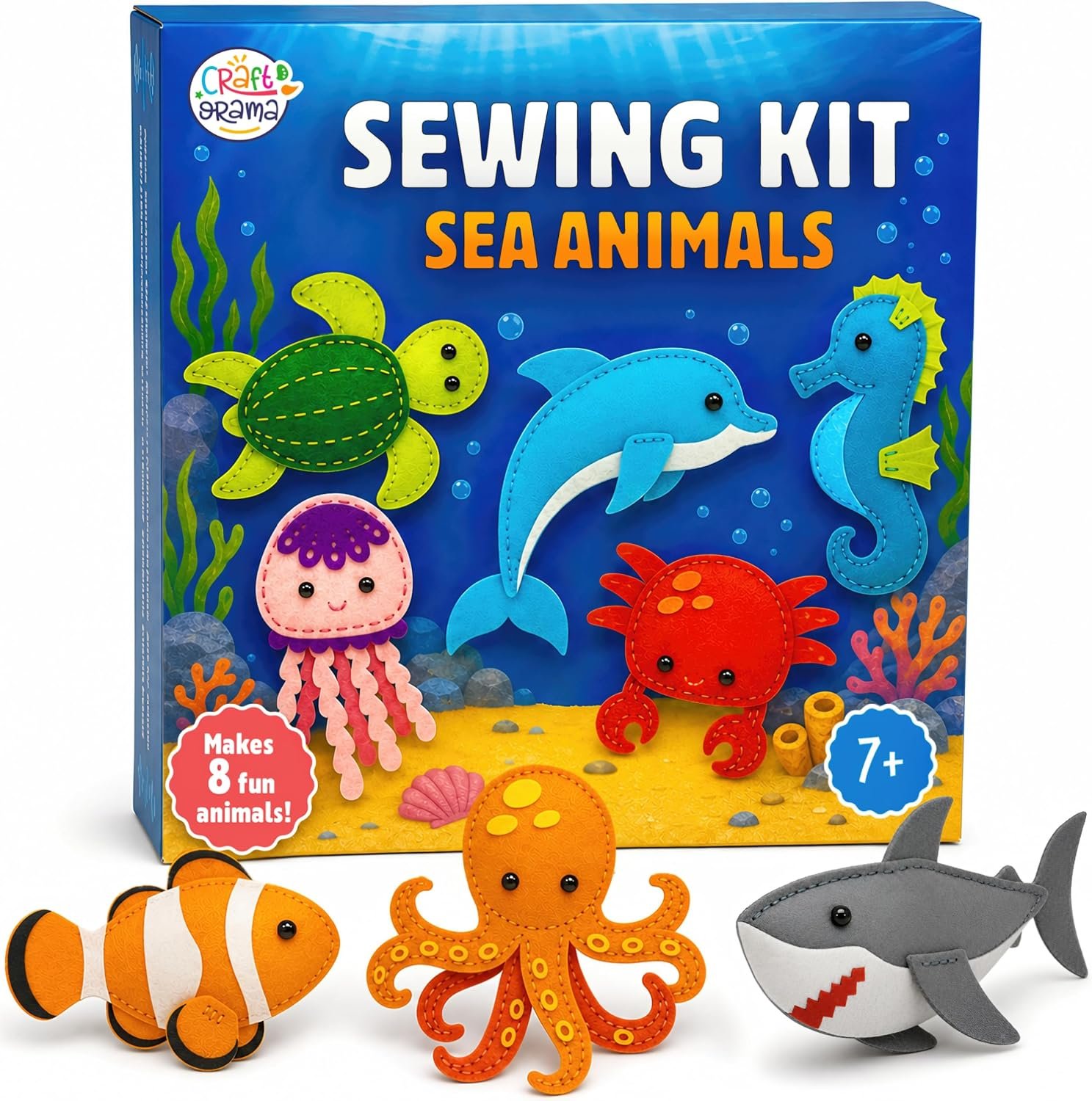 Craftorama Sea Animal Sewing Kit