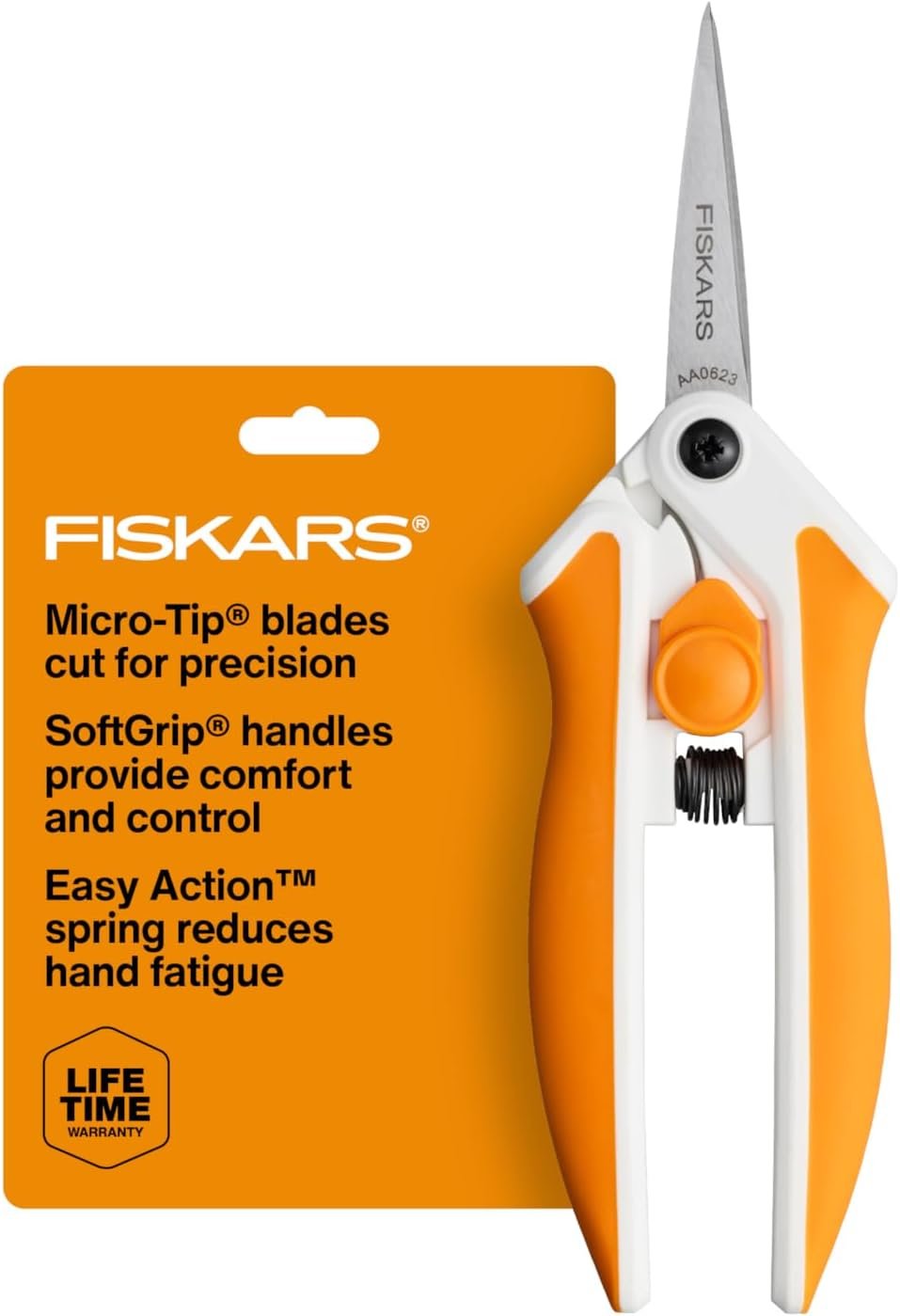 Fiskars 6 Easy Action Micro-Tip Scissors