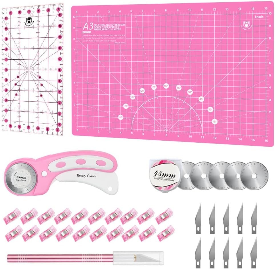 Rotary Cutter Set 45mm Fabric Cutter