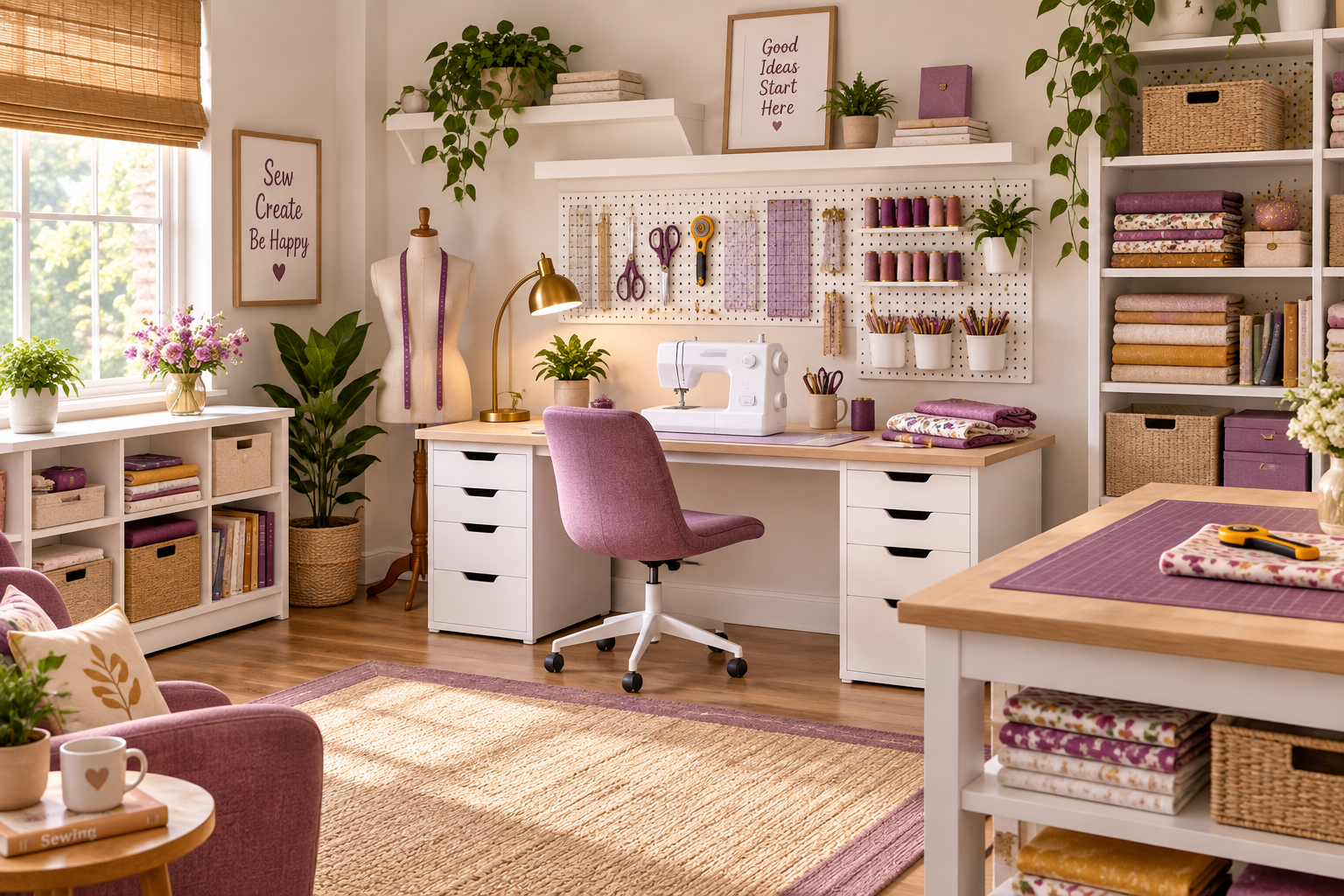 Sewing Room Setup
