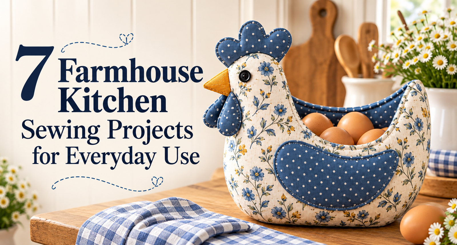 Farmhouse Kitchen Sewing Projects